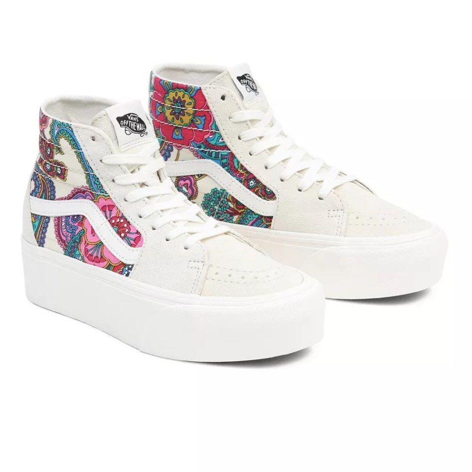 Vans Sk8-hi Kúpos Stackform Cipő Több Fehér