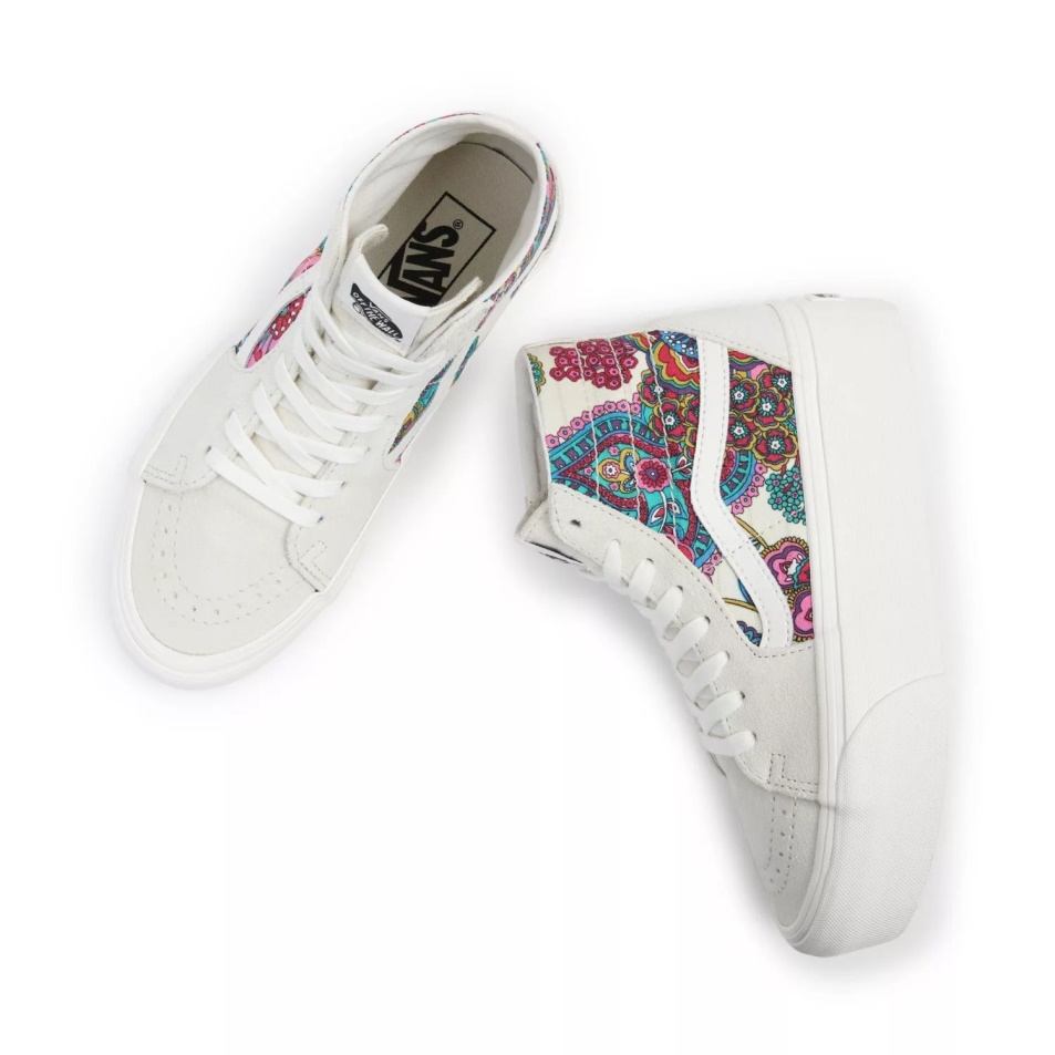 Vans Sk8-hi Kúpos Stackform Cipő Több Fehér