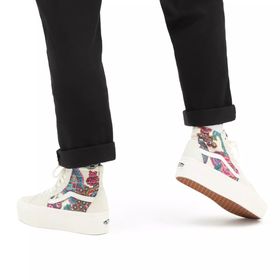 Vans Sk8-hi Kúpos Stackform Cipő Több Fehér