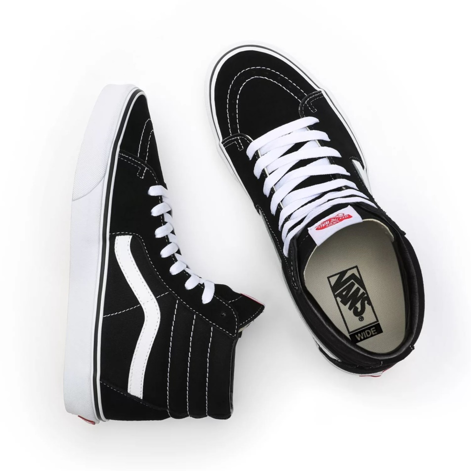 Vans Sk8-hi Széles Szabású Cipő Fekete