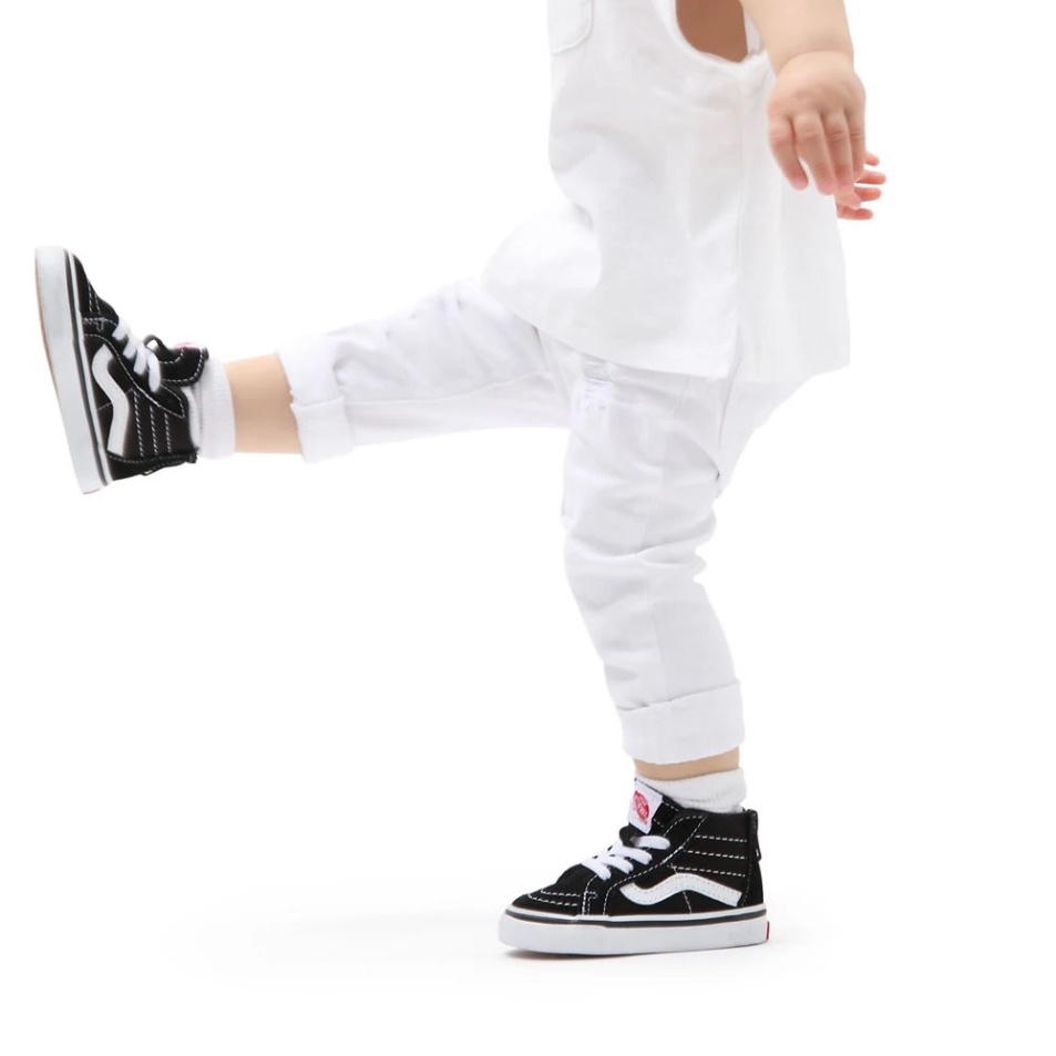 Furgonok Sk8-hi Cipzáras Cipő Kisgyermek (1-4 év) Fekete