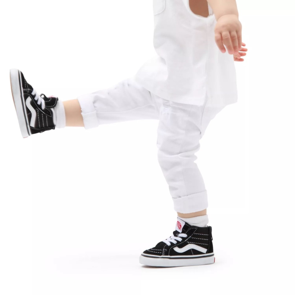 Furgonok Sk8-hi Cipzáras Cipő Kisgyermek (1-4 év) Fekete