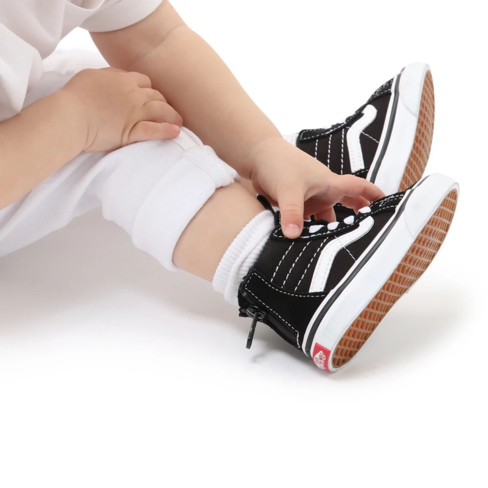 Furgonok Sk8-hi Cipzáras Cipő Kisgyermek (1-4 év) Fekete