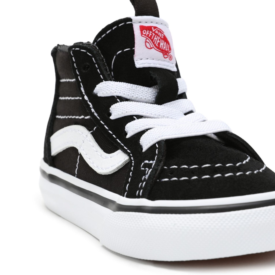 Furgonok Sk8-hi Cipzáras Cipő Kisgyermek (1-4 év) Fekete