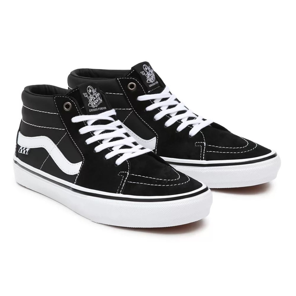 Vans Skate Grosso Mid Cipő Fekete