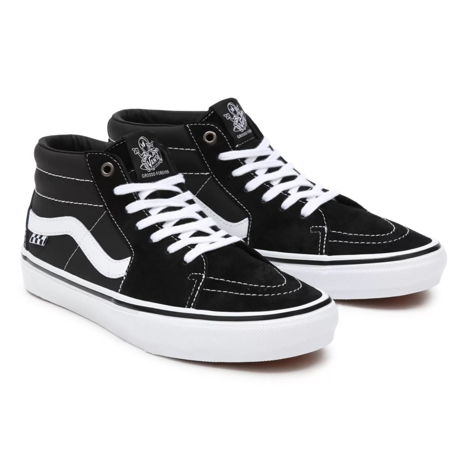 Vans Skate Grosso Mid Cipő Fekete