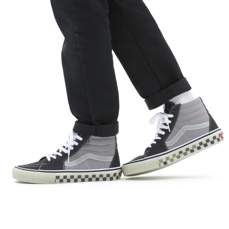 Vans Skate Sk8-hi Cipő Fekete-szürke