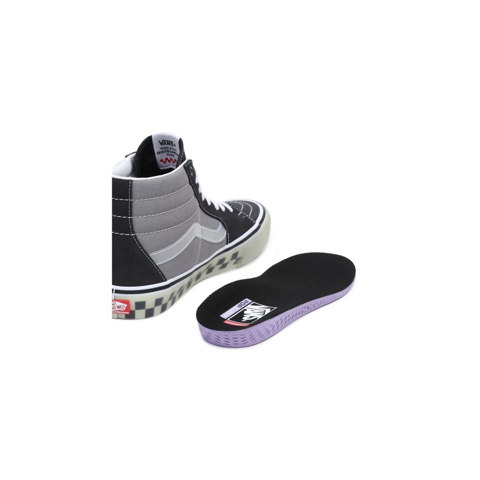 Vans Skate Sk8-hi Cipő Fekete-szürke