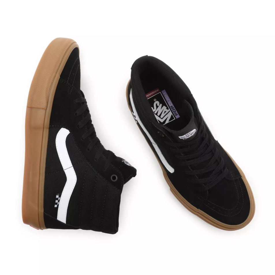 Vans Skate Sk8-hi Cipő Fekete Női