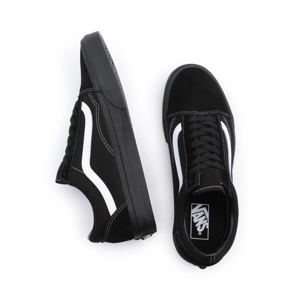 Vans Velúr/vászon Régi Skool Cipő Fekete