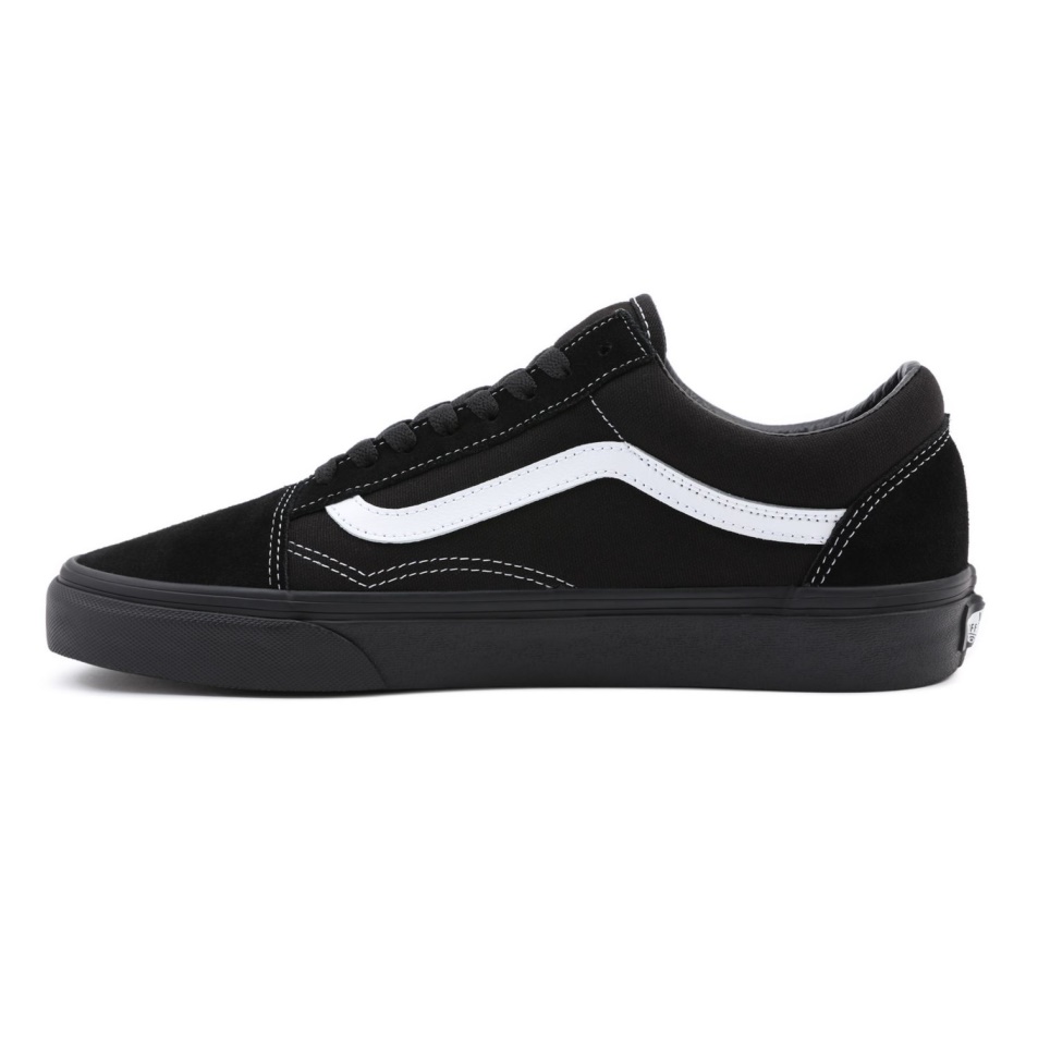 Vans Velúr/vászon Régi Skool Cipő Fekete