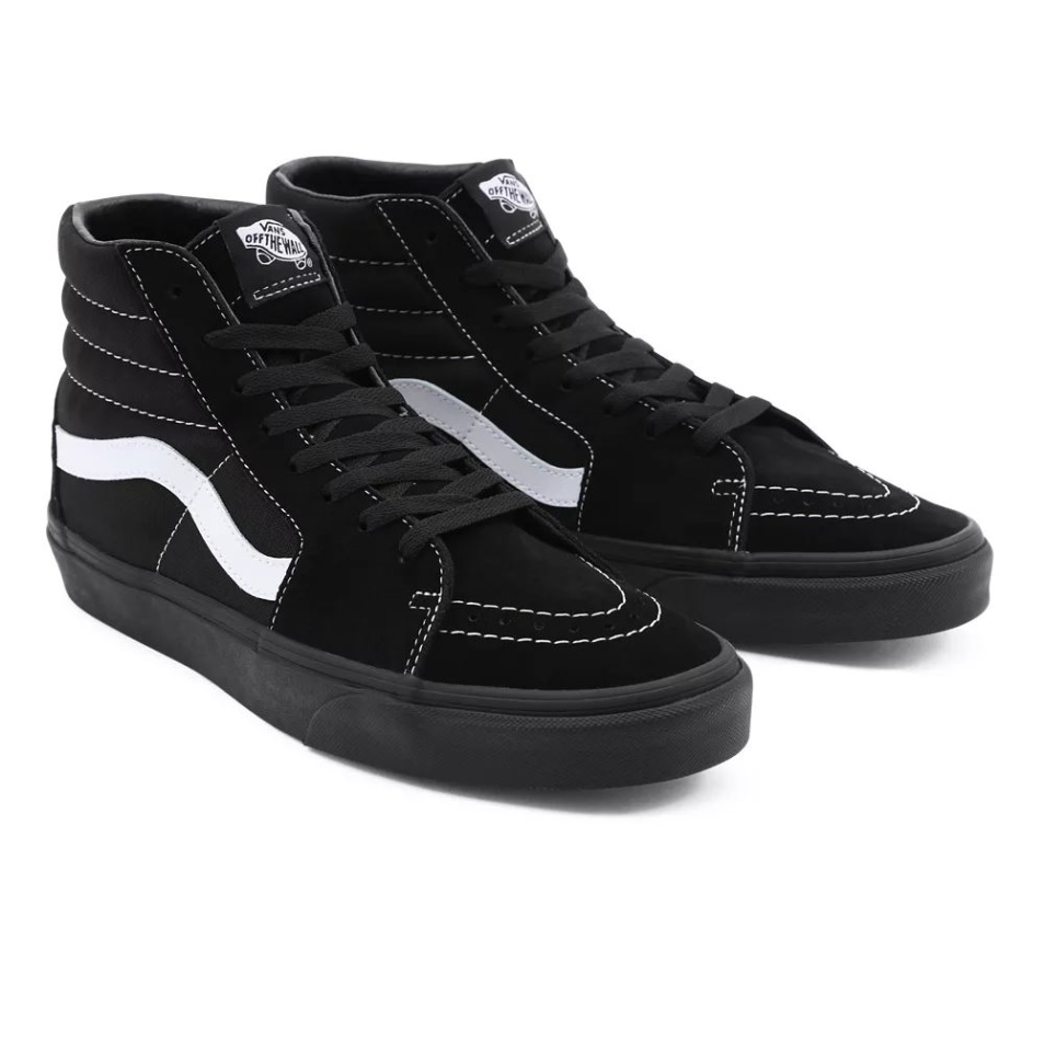 Furgonok Velúr/vászon Sk8-hi Cipő Fekete