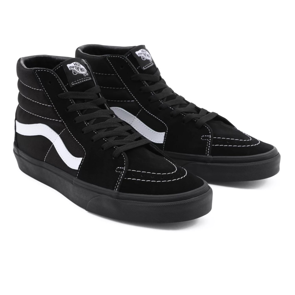 Furgonok Velúr/vászon Sk8-hi Cipő Fekete