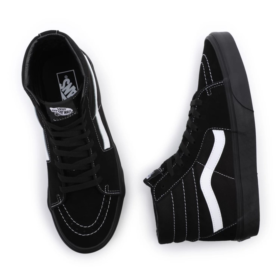 Furgonok Velúr/vászon Sk8-hi Cipő Fekete