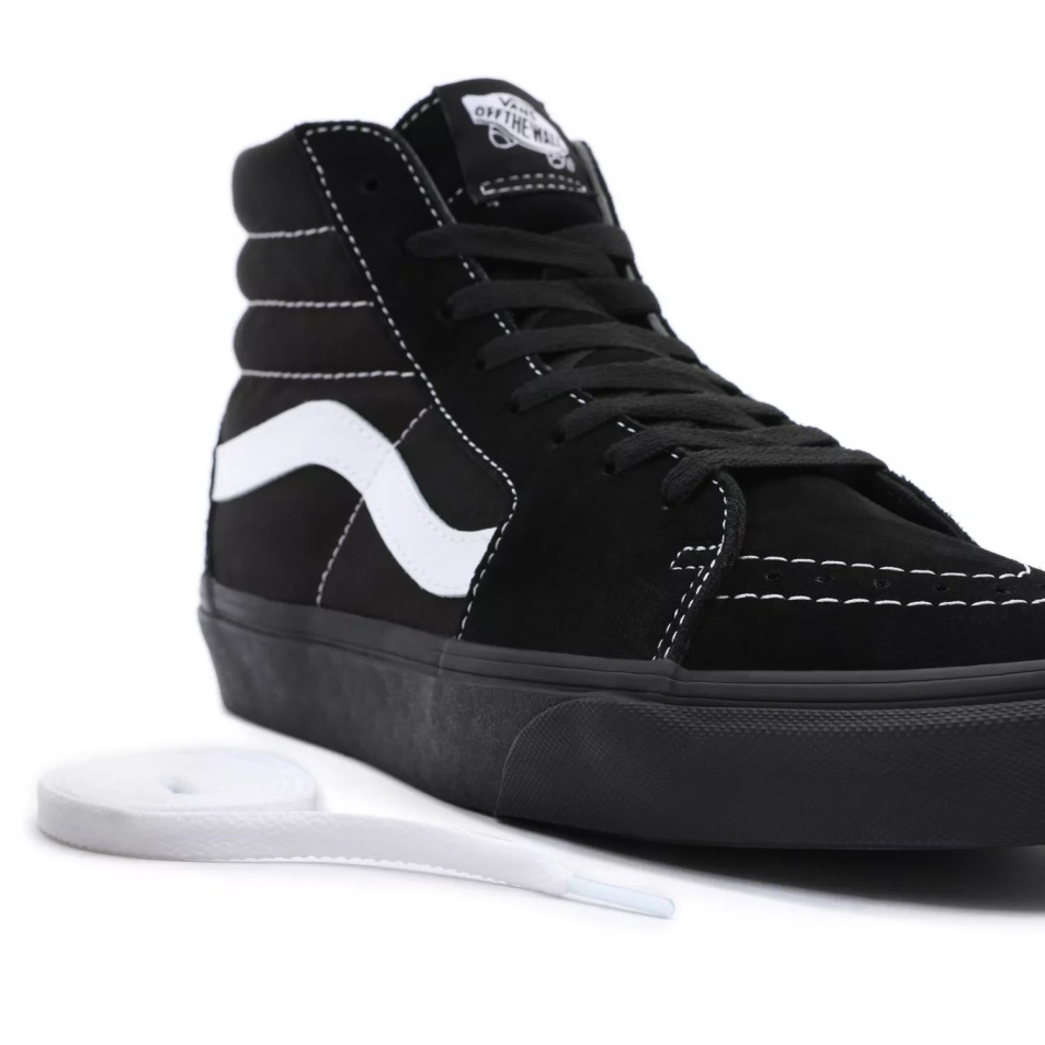 Furgonok Velúr/vászon Sk8-hi Cipő Fekete