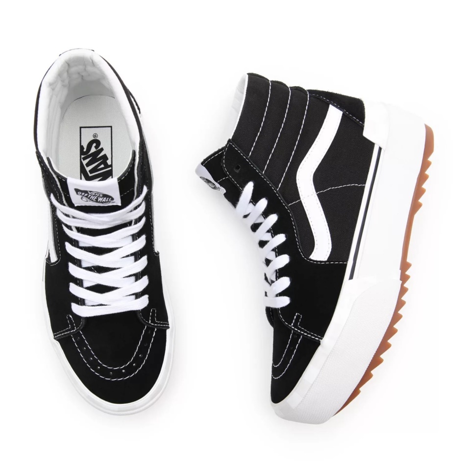 Furgonok Velúr/vászon Sk8-hi Halmozott Cipő Fekete