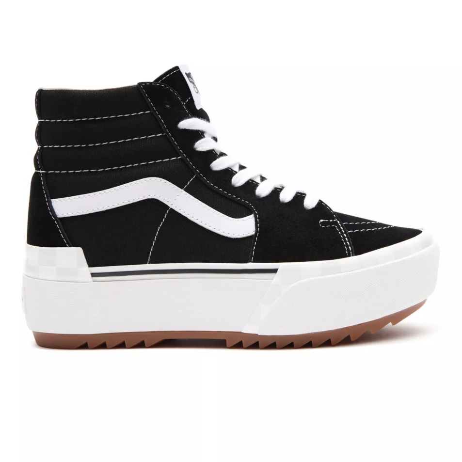 Furgonok Velúr/vászon Sk8-hi Halmozott Cipő Fekete