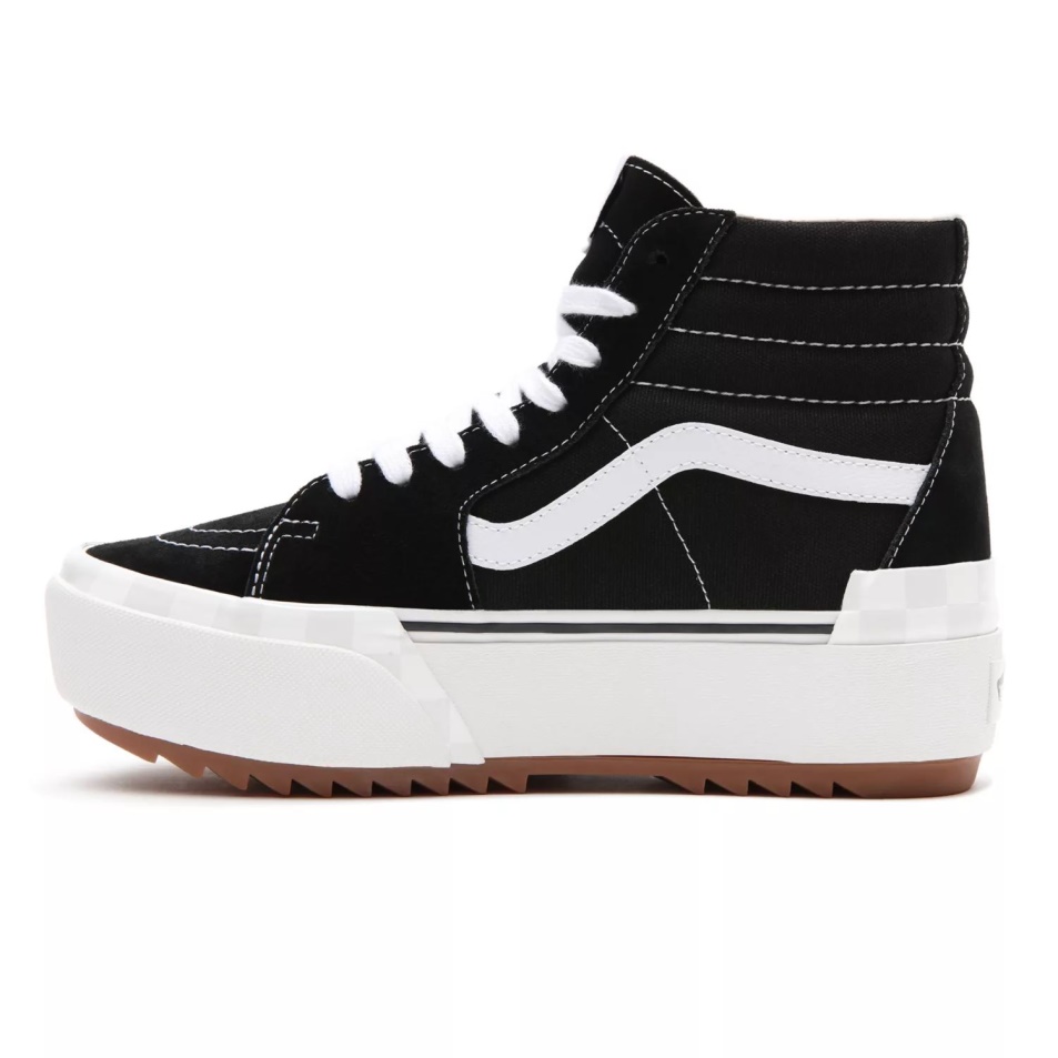 Furgonok Velúr/vászon Sk8-hi Halmozott Cipő Fekete
