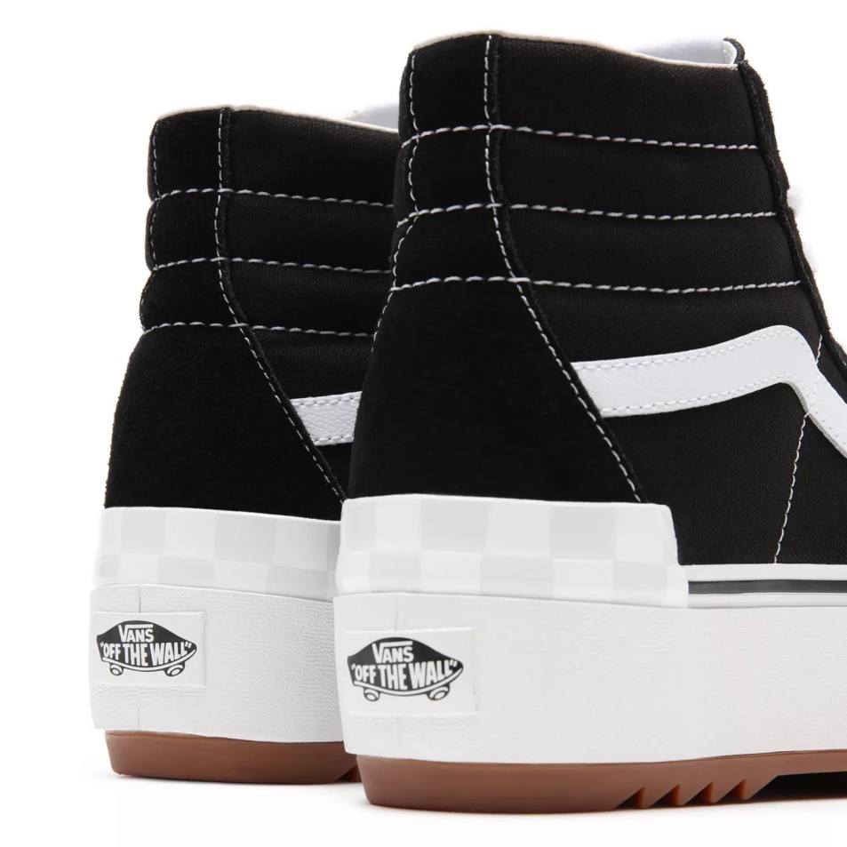 Furgonok Velúr/vászon Sk8-hi Halmozott Cipő Fekete