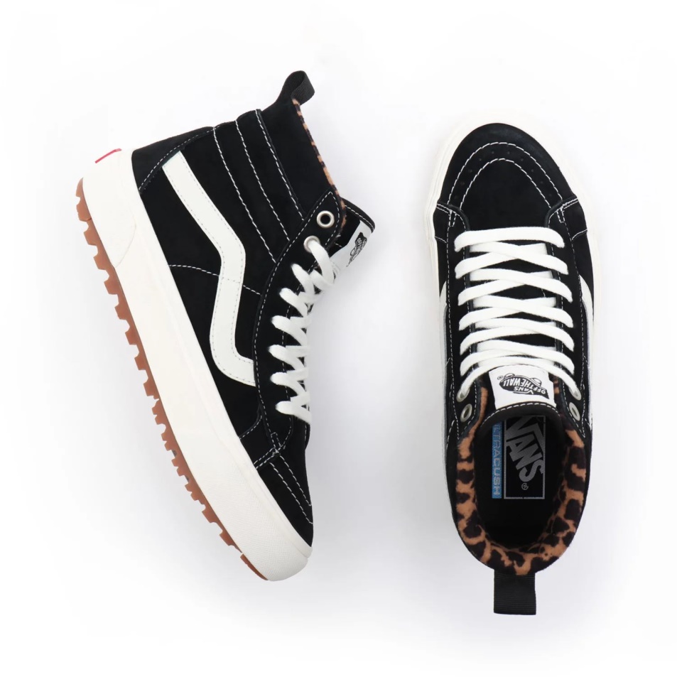 Furgonok Velúr Sk8-hi Mte-1 Cipő Fekete
