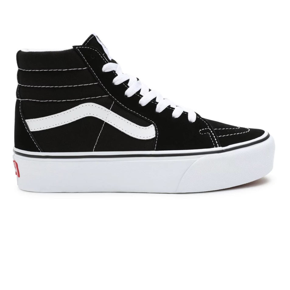 Furgonok Velúr Sk8-hi Platform 2.0 Cipő Fekete