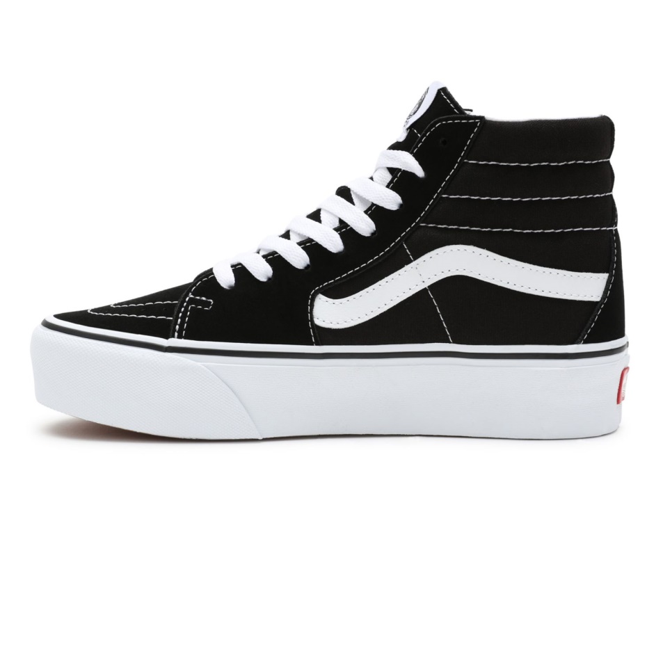 Furgonok Velúr Sk8-hi Platform 2.0 Cipő Fekete