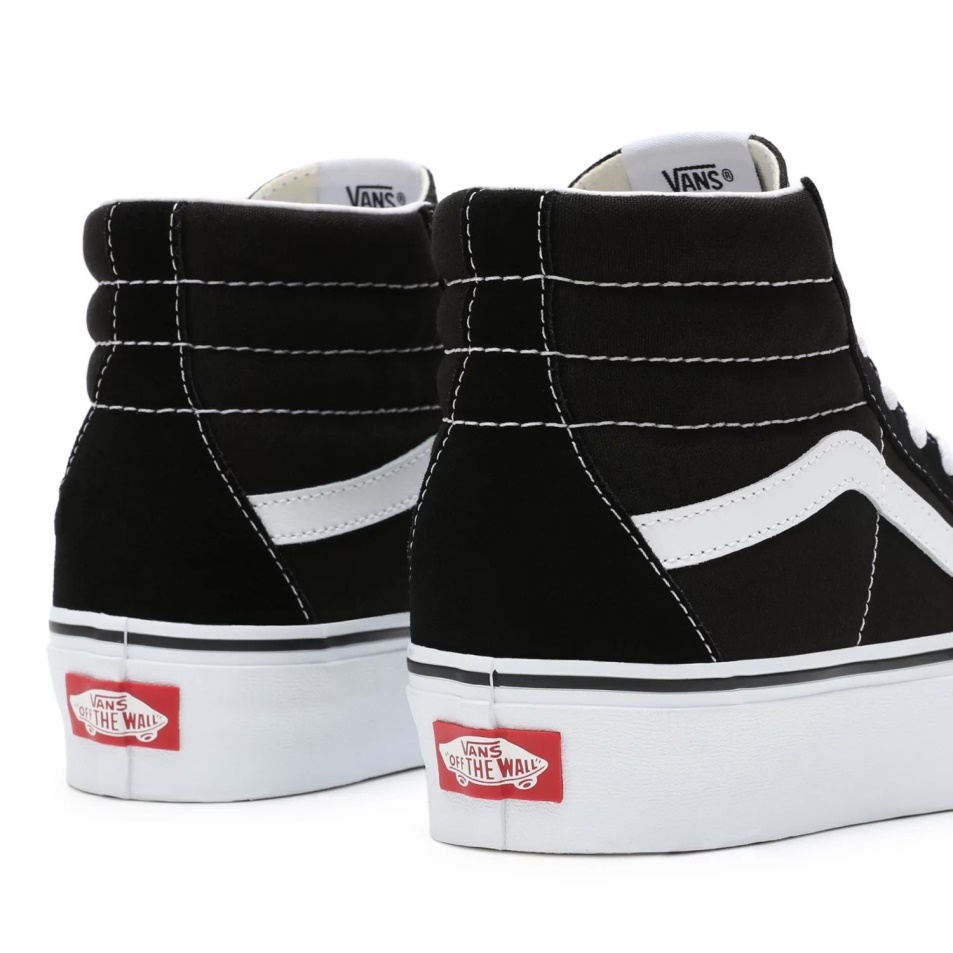 Furgonok Velúr Sk8-hi Platform 2.0 Cipő Fekete