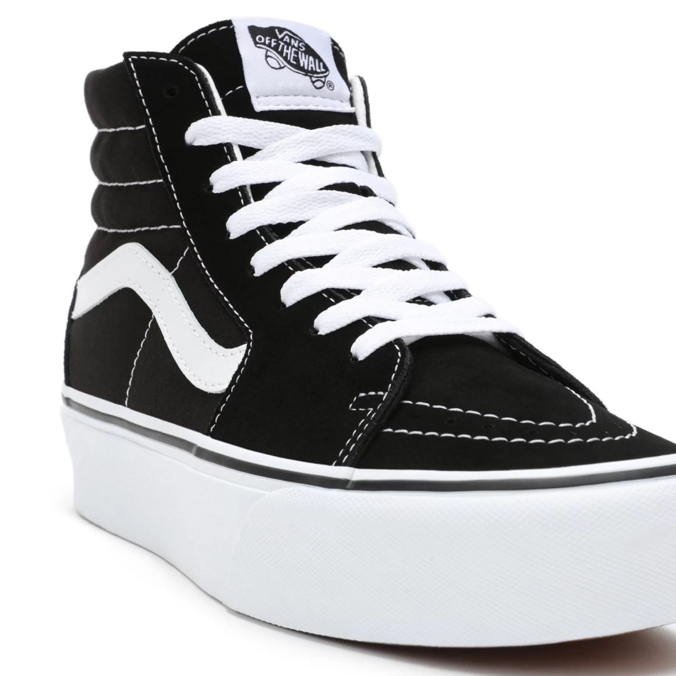 Furgonok Velúr Sk8-hi Platform 2.0 Cipő Fekete