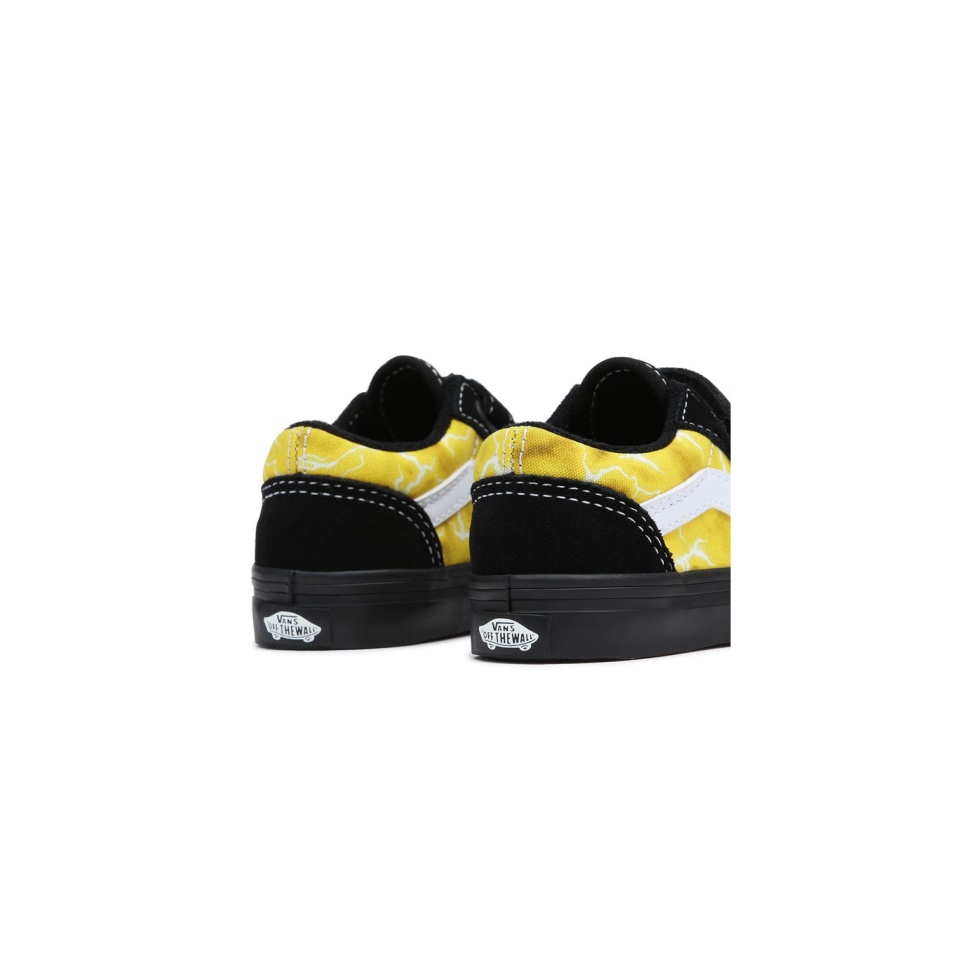 Furgonok Toddler Old Skool V Cipő (1-4 év) Fekete-sárga