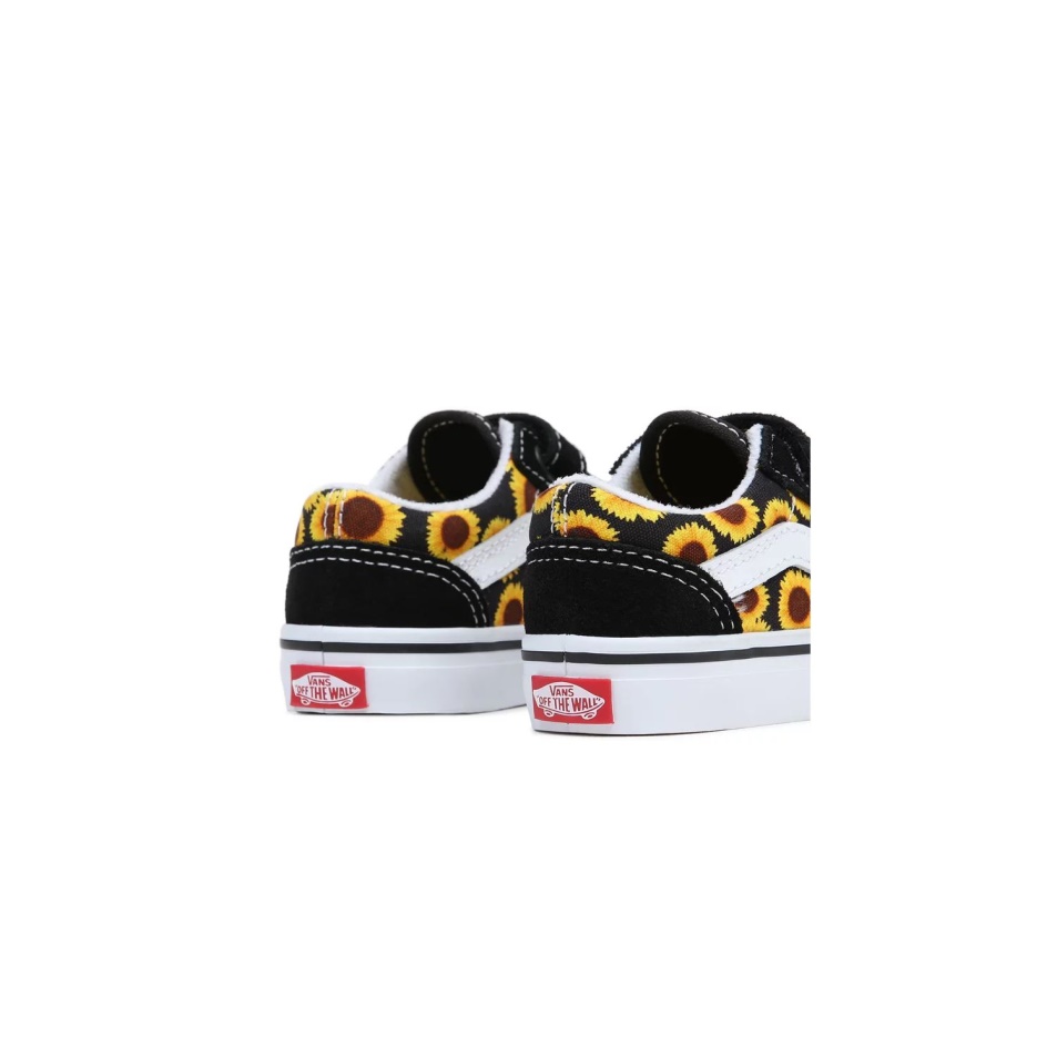 Vans Toddler Old Skool V Cipő (1-4 év) Fekete