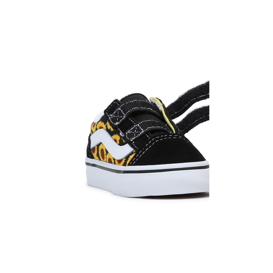 Vans Toddler Old Skool V Cipő (1-4 év) Fekete