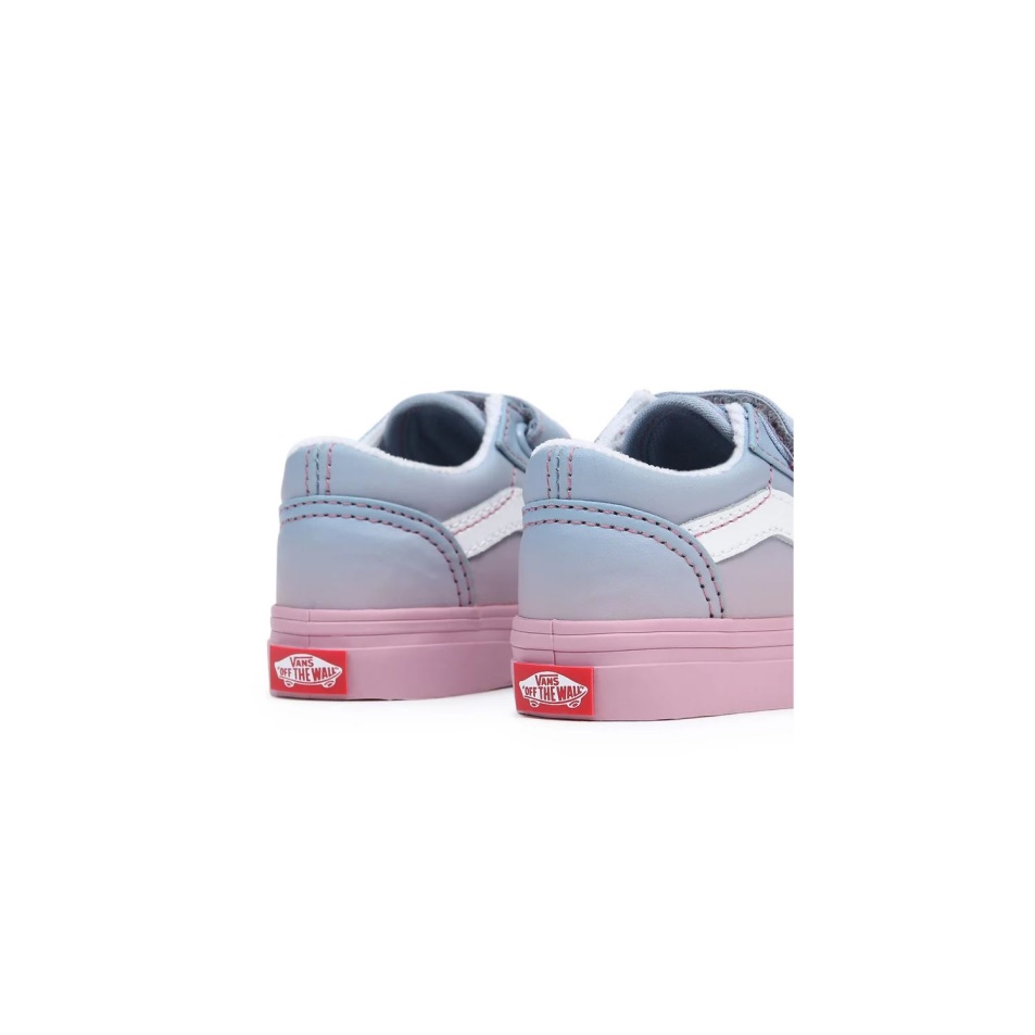 Furgonok Toddler Old Skool V Cipő (1-4 év) Kék-rózsaszín