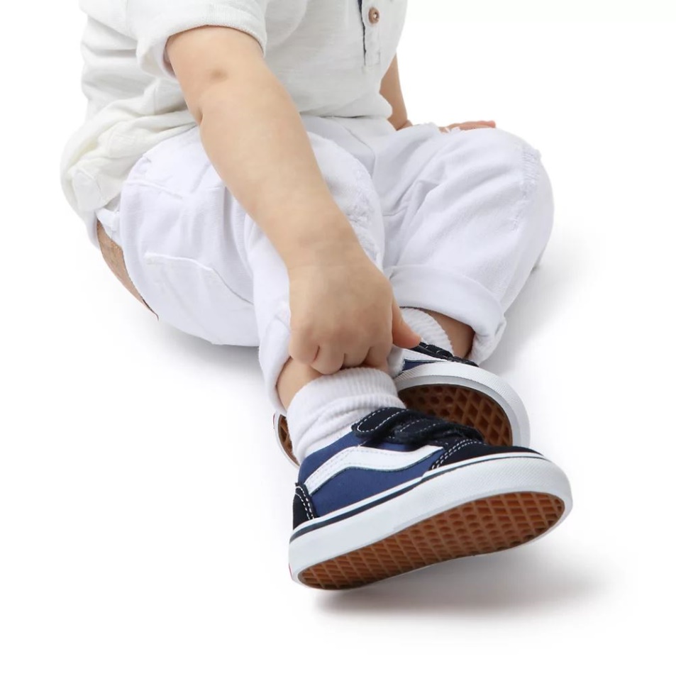 Vans Toddler Old Skool V Cipő (1-4 év) Kék