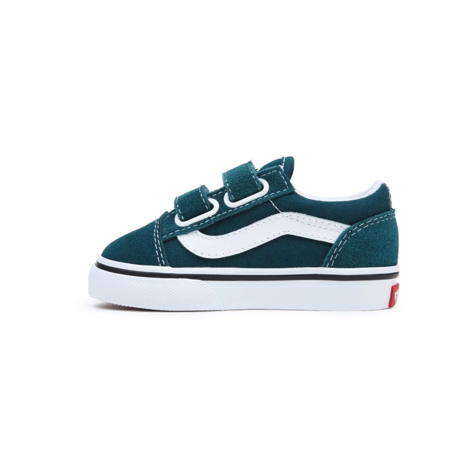 Furgonok Toddler Old Skool V Cipő (1-4 év) Zöld