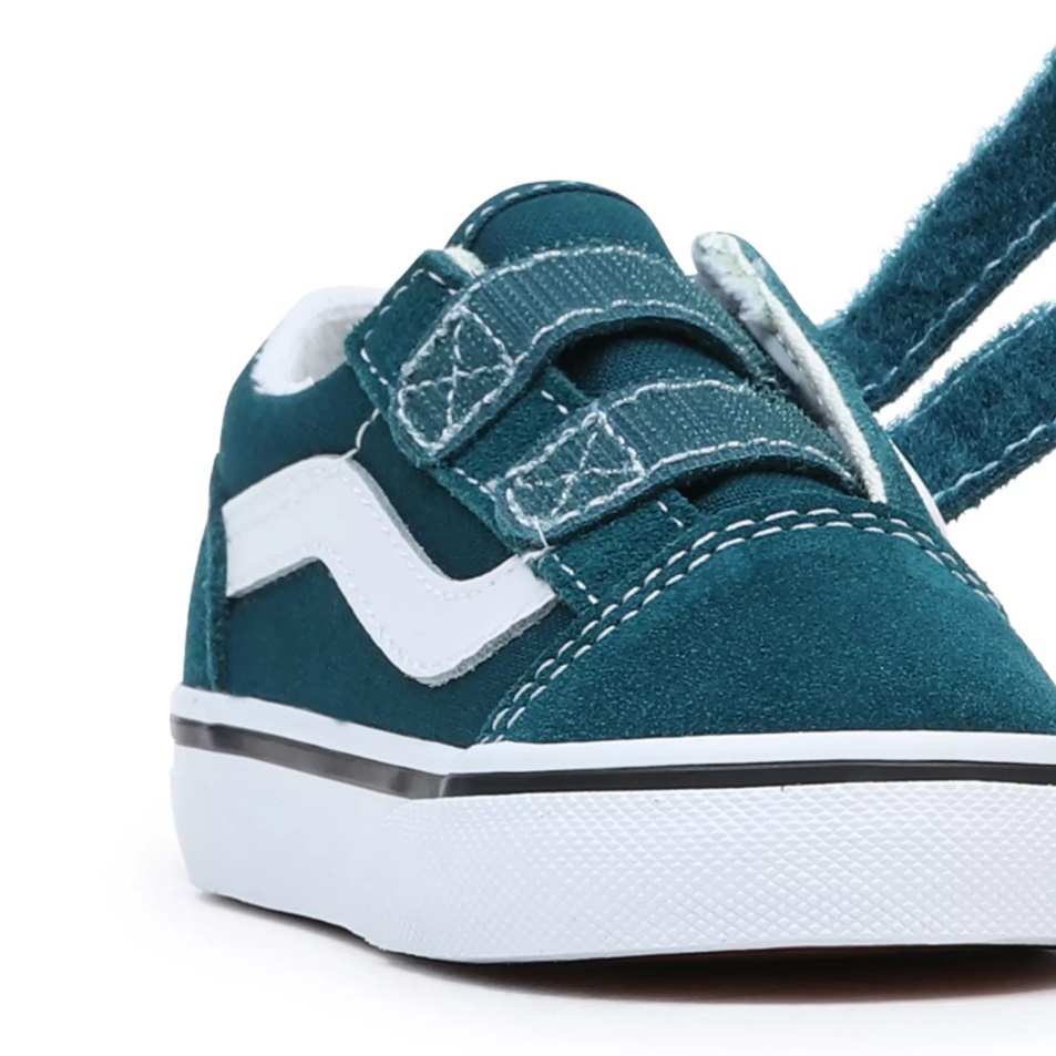 Furgonok Toddler Old Skool V Cipő (1-4 év) Zöld