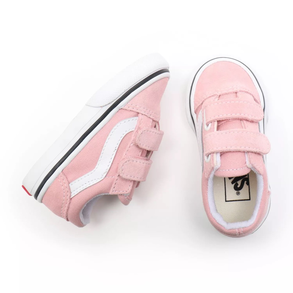Vans Toddler Old Skool V Cipő (1-4 év) Rózsaszín
