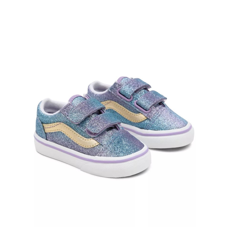 Furgonok Toddler Ombre Glitter Old Skool V Cipő (1-4 év) Lila