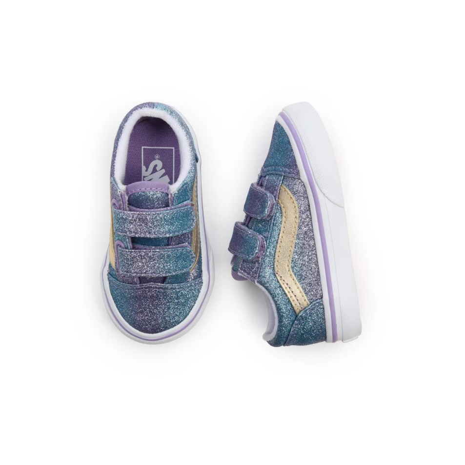 Furgonok Toddler Ombre Glitter Old Skool V Cipő (1-4 év) Lila