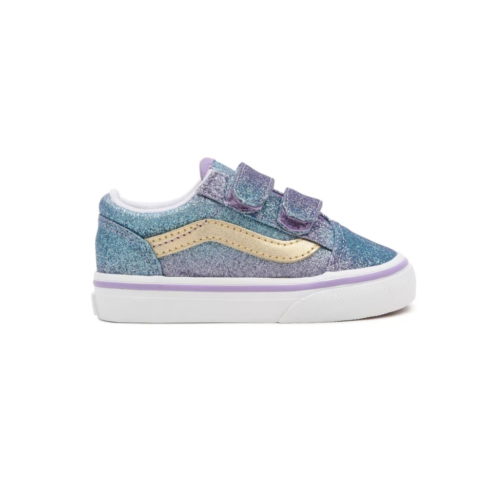 Furgonok Toddler Ombre Glitter Old Skool V Cipő (1-4 év) Lila