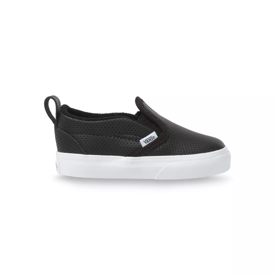 Vans Toddler Perf Slip-on V Cipő (1-4 év) Fekete