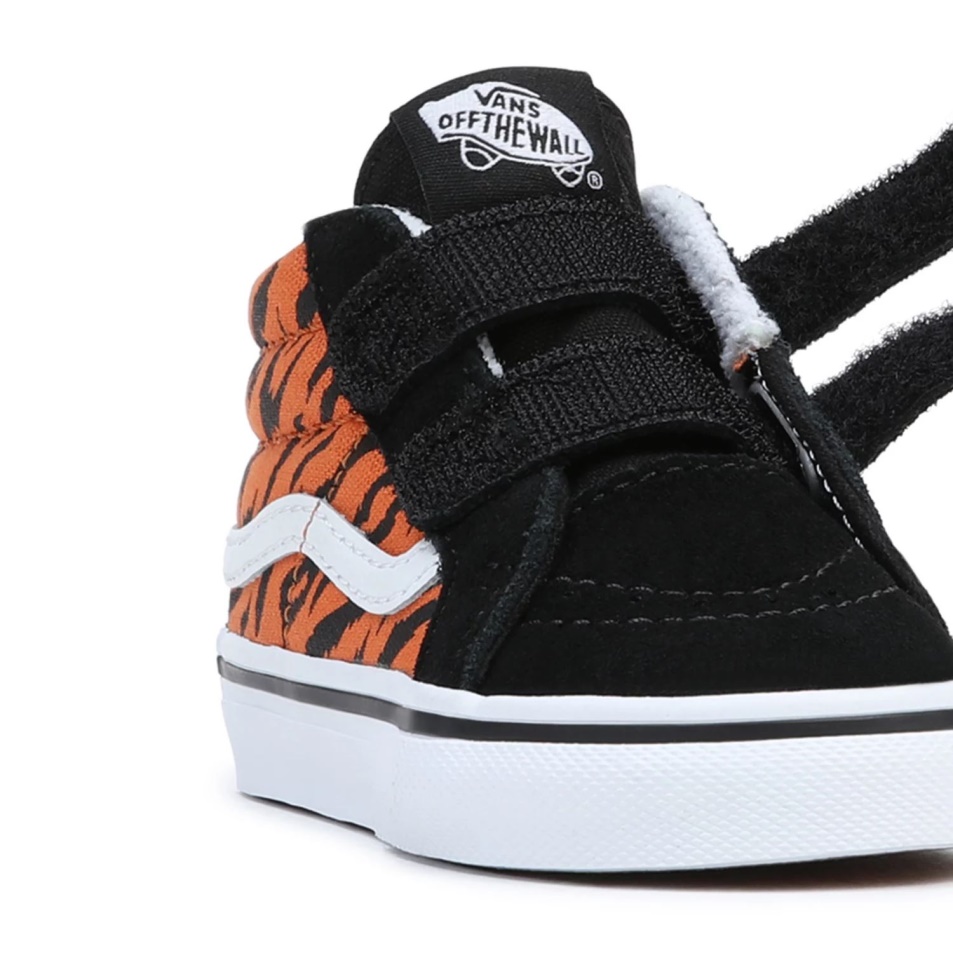 Vans Toddler Sk8-mid Reissue V Cipő (1-4 év) Fekete-narancs