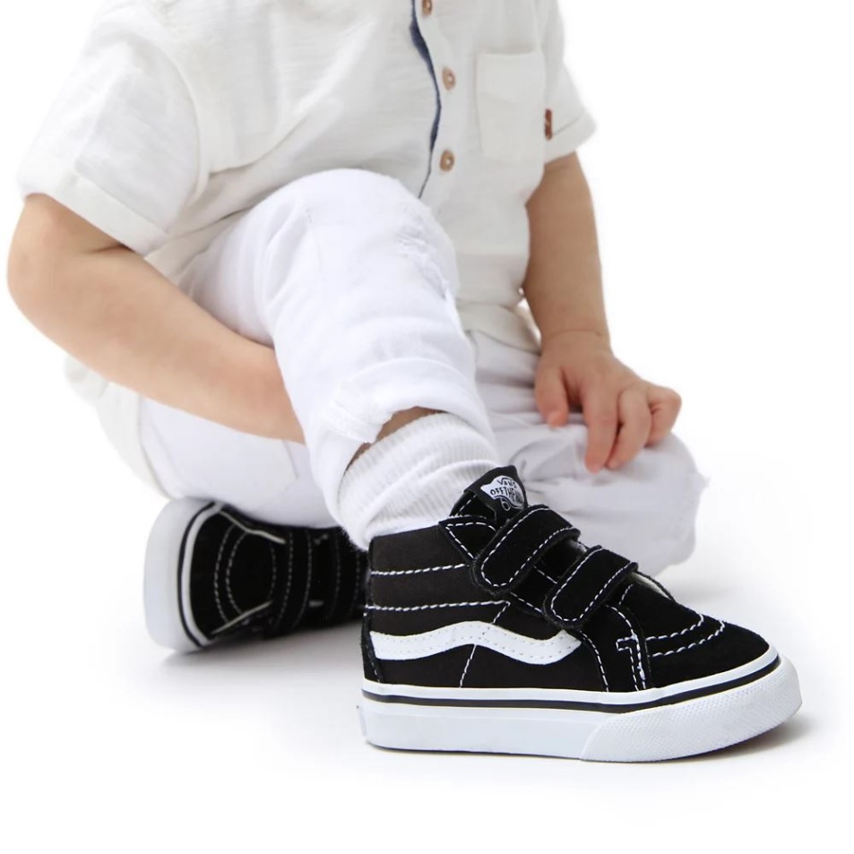 Vans Toddler Sk8-mid Reissue V Cipő (1-4 év) Fekete