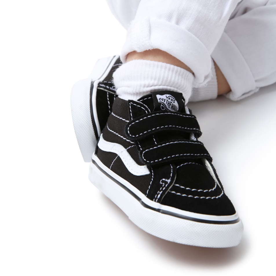 Vans Toddler Sk8-mid Reissue V Cipő (1-4 év) Fekete
