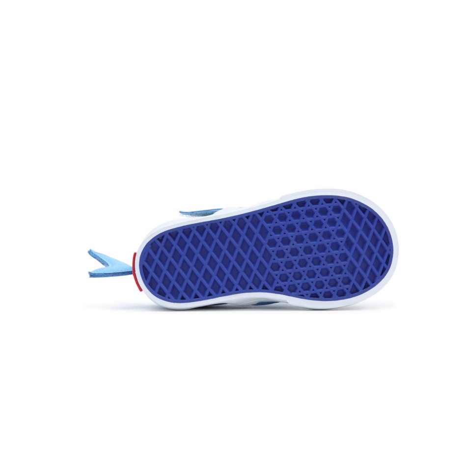 Kisteherautók Toddler Slip-on V Cápacipő (1-4 év) Kék