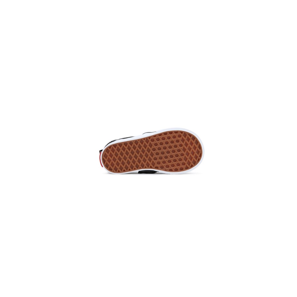 Kisteherautók Toddler Slip-on V Cipő (1-4 év) Fekete