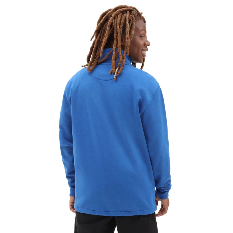 Vans Versa Standard Q-zip Pulóver Kék
