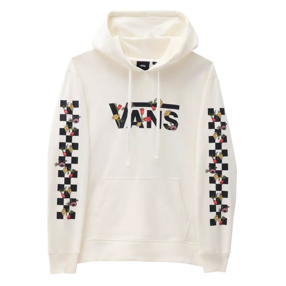 Vans Wyld Tangle Poppy Bff Hosszú Ujjú Kapucnis Kapucnis Fehér