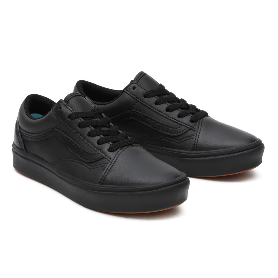 Kisteherautó Ifjúsági Klasszikus Tumble Comfycush Old Skool Cipő (8-14 év) Fekete