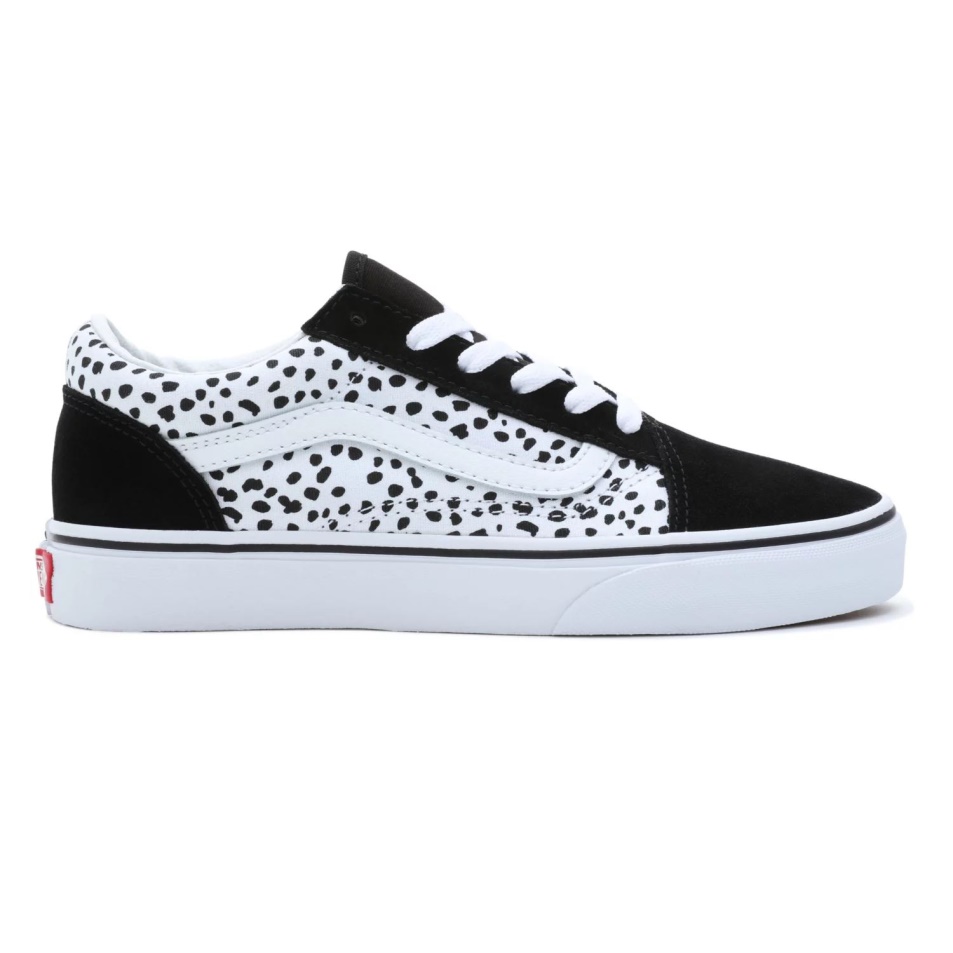 Vans Ifjúsági Old Skool Cipő (8-14 év) Fekete-fehér