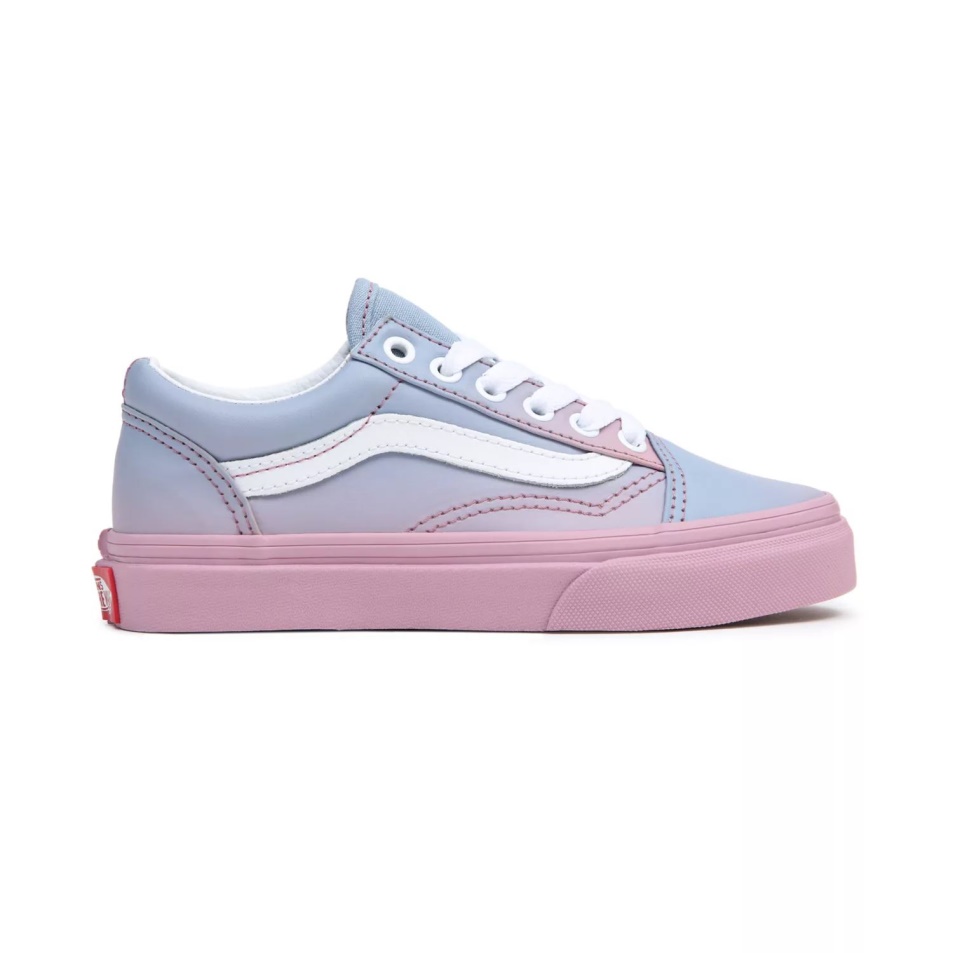 Vans Ifjúsági Old Skool Cipő (8-14 év) Kék-rózsaszín